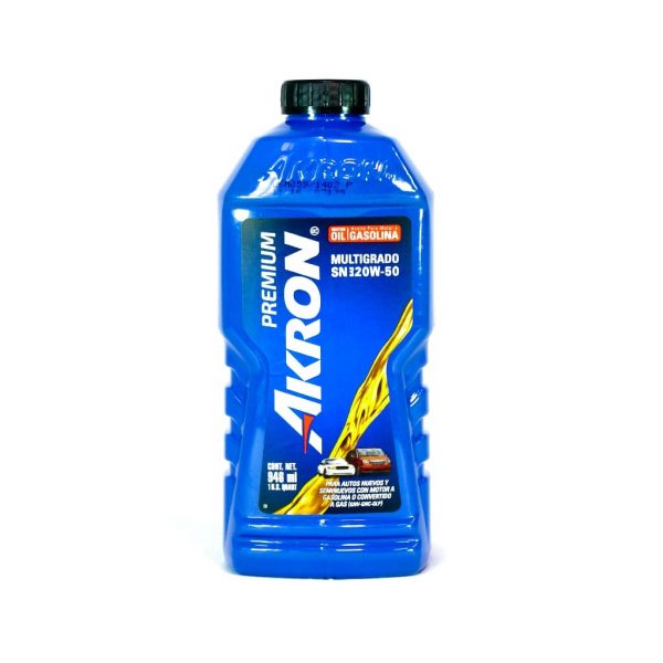 Aceite AKRON  20W50 API- SL  MULTIGRADO  (cuarto)